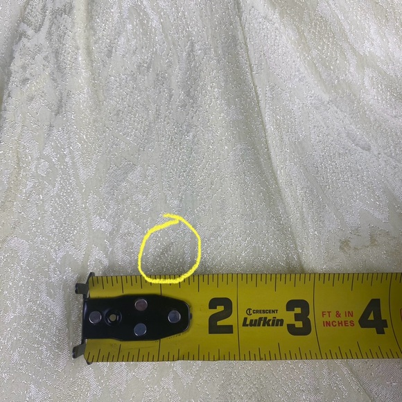 Krisa Women Yellow Puff Sleeve Wrap Top S ***FLAWS*** - Picture 8 of 11